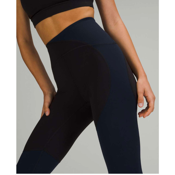 Lululemon Nulu Colour Block Tight True Navy BLK - Picture 3 of 14